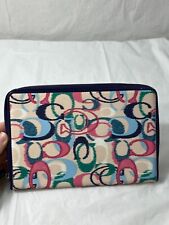 Coach Signature Ikat  Kindle iPad Tablet Zip Around Cover Case picture