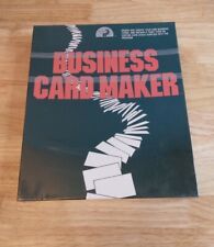 Vintage 1982 Intracorp Business Card Maker Software For IBM PC New Sealed picture