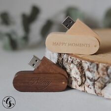 Wood USB Flash Drive 2.0 3.0 Memory Stick Personalized Custom Wooden Pen Drives picture