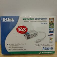 D-Link   USB 2.0 Fast Ethernet Adapter  DUB-E100 . New /Sealed picture