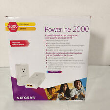 Netgear Powerline PLP2000 Network Extenders With Extra Outlets 2 Ports Each 2 Pk picture