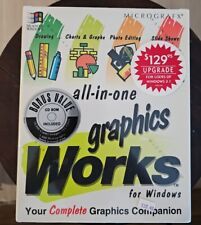 Graphics Works for Windows Micrografx All-In-One PC Computer Software 3.5