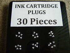 30 Qty. Refill Ink Cartridge Silicone Plug Ink Printer Cartridge Easy Fill Plugs picture
