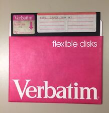 Vintage BASIC GAMES 8” Double Sided Floppy Disk TONS OF GAMES VHTF picture