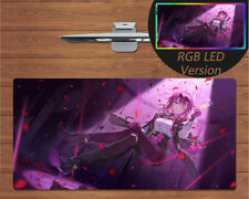 Anime RGB LED Large Mouse Pad Honkai Star Rail Kafka Gaming Mat Mousepad Gift picture