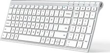 iClever IC-BK10 Keyboard Bluetooth Universal Rechargeable Ultra Slim Size White picture