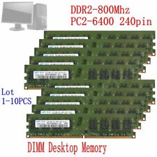 16GB 8GB 4GB 2GB For Samsung DDR2-800Mhz PC2-6400 240pin DIMM Desktop Memory LOT picture