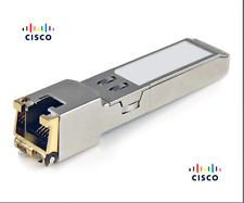 CISCO Genuine OEM GLC-T-RGD=  SFP transceiver module GigE, 1000Base-T mini-GBIC picture