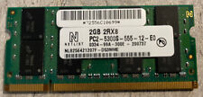 NetList 2GB 2RX8 Laptop Notebook Memory RAM PC2-5300S NL8256421207F-D53MME picture