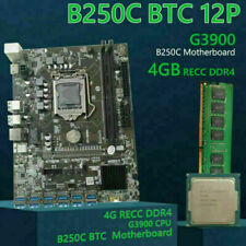 B250C BTC 12x USB3.0 to PCI-E 16X Pro Mining Motherboard W/ CPU for LGA1151 DDR4 picture