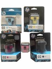 New HP 02 Ink Cartridge Lot Multiple Colors OEM Photosmart Rare Expired picture