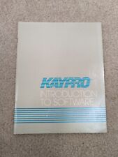 Vintage 1983 KAYPRO Introduction to Software Manual (NO DISK) picture