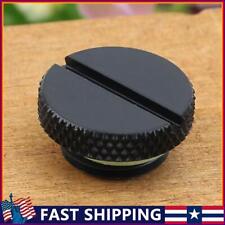 Black G1/4 Thread Low Profile Plug for PC Water Cooling Radiator Reservoir picture