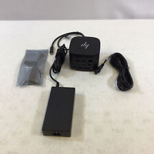 HP ‎6HP48AA#ABL Black HDMI Adapter Thunderbolt USB-C Docking Station 120W picture