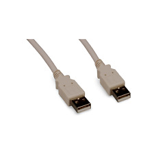 3ft USB Cable Type A Male to Type A Male Cable - Beige picture