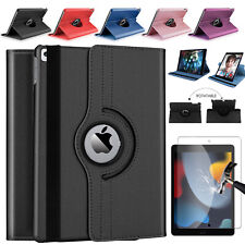 For iPad 10.2 9th 8th 7th Gen 360 Rotating Leather Stand Case / Screen Protector picture
