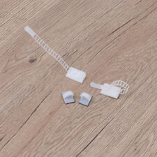  50 Pcs White Cable Ties Adhesive Drop Beads for Jewelry Making picture