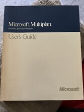 Microsoft Multiplan - Electronic Spreadsheet Program Users Guide  picture