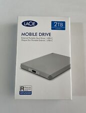 LaCie Mobile Drive 2 TB USB-C External Portable Hard Drive Brand New picture