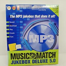 Music Match Jukebox Deluxe 5.0 PC Software Program 2000 MP3 picture