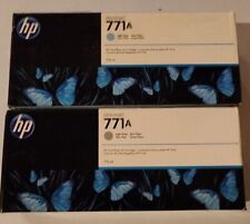 HP 771a -2x Set LIGHT CYAN & LIGHT GRAY picture
