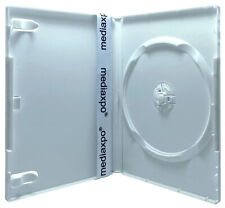 PREMIUM STANDARD Solid White Color Single DVD Cases (Professional Use) Lot picture