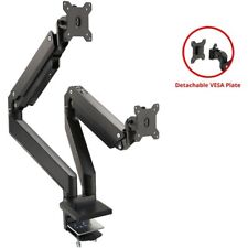SIIG Dual Monitor Heavy-Duty Premium Aluminum Gas Spring Desk Mount CEMT3011S1 picture