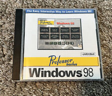 Professor Teaches Windows 98 PC CD ROM Educational Retro Rare picture