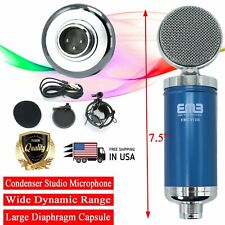 EMC910 Multi-Pattern Large Diaphragm Condenser Project Studio Microphone Blue picture