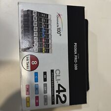 Canon 6384B007 Genuine CLI-42 Ink Cartridges Value 8 Pack set *SEALED*NEW* picture