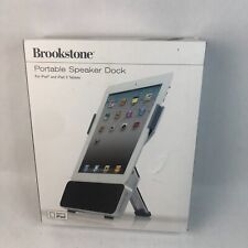 Brookstone Portable Speaker Docking Station for apple iPad and iPad 2  Preowned picture