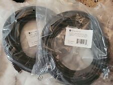 2x Monoprice Cat6A Ethernet Patch Cable 50ft Copper Wire 10G Snagless RJ45  picture