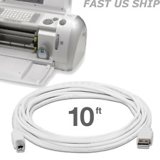 Longer 10ft Quality White Lead Wire Cord USB Cable for Cricut Create picture
