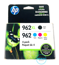 GENUINE 4-PACK HP 962XL BLACK & 962 COLOR INK OFFICEJET PRO 9010 SEALED Box picture