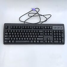 NMB Vintage Mechanical Keyboard Clicky Switch BLACK RT2358TW 6-Pin PS/2 Windows picture