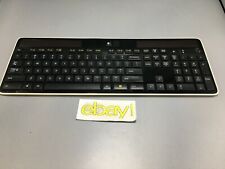 Logitech K750 Wireless Solar Keyboard -w/ Dongle Included -Black Free S/H picture
