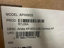 HPE Aruba AP-635 (US) - Campus - wireless access point - R7J28A *New Sealed* picture
