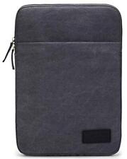 360 Degree Protective Grey Color Canvas Vertical Waterproof Laptop Sleeve wit... picture