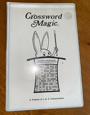 1981 Crossword Magic Atari 400/800 L&S Computerware 5.25