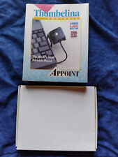 Vintage Appoint Thumbelina Portable 2 button Mouse + Disk IBM PC NOS UNTESTED picture