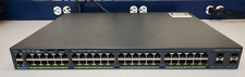 Cisco Catalyst WS-C2960X-48FPS-L V02 48 Port Gigabit PoE 4 SFP 1G Network Switch picture