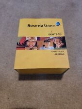Rosetta Stone German Deutsch Ver 3 Complete Levels 1-5 Box Has Wear picture