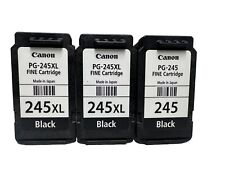 3 Canon Empty Ink Cartridges Virgin 245XL  245 Black Original Canon Brand picture