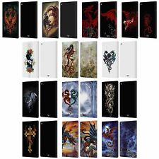OFFICIAL ALCHEMY GOTHIC DRAGON LEATHER BOOK WALLET CASE COVER FOR AMAZON FIRE picture