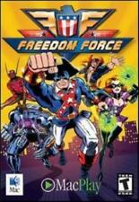 Freedom Force + Manual MAC CD good vs evil superhero comic book roleplaying game picture