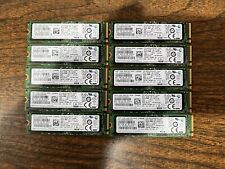 Lot of 10 Samsung PM951 256GB NVMe M.2 SSD  MZVLV256HCHP Dell 07G14 007G14 picture