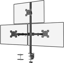 Triple Monitor Desk Mount, Fully Adjustable Three Monitor Stand Fits 3 Screens u picture