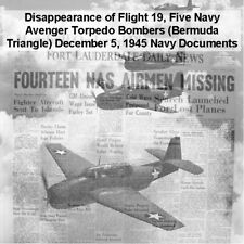 Disappearance of Flight 19, Five Navy Bombers (Bermuda Triangle)  Docs USB Drive picture