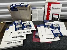 Claris 1991 Macdraw Pro + Picturepak Bonus Images & Manuals picture