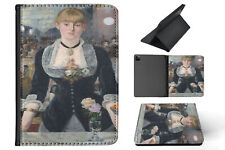 CASE COVER FOR APPLE IPAD|EDOUARD MANET- A BAR AT THE FOLIES-BERGERE ART picture